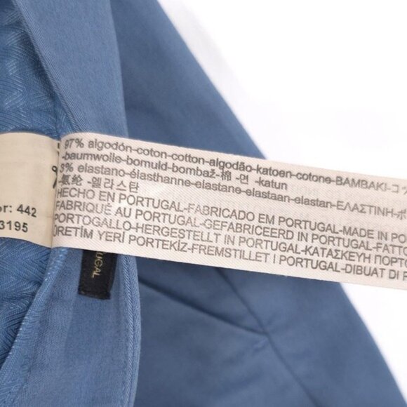 Massimo Dutti Women's Pants Size 8 Trousers Blue PORTUGAL🇵🇹MADE Mod 5034 - Picture 12 of 13